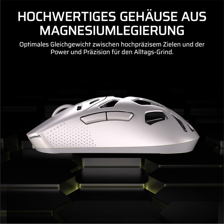 Corsair Sabre v2 PRO Kabellose MG FPS-Gaming-Maus – 33,000 DPI Marksman S-Sensor, 8,000Hz Hyper-Poll