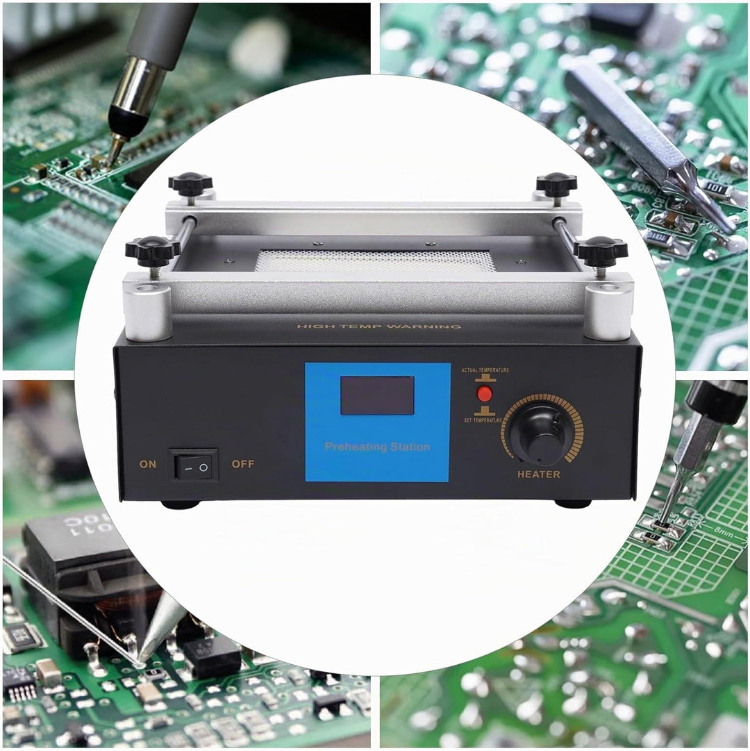 853A Preheating Station Platinen VorwäRmen LöTstation PCD Preheater BGA SMD Infrarot Rework Elektron