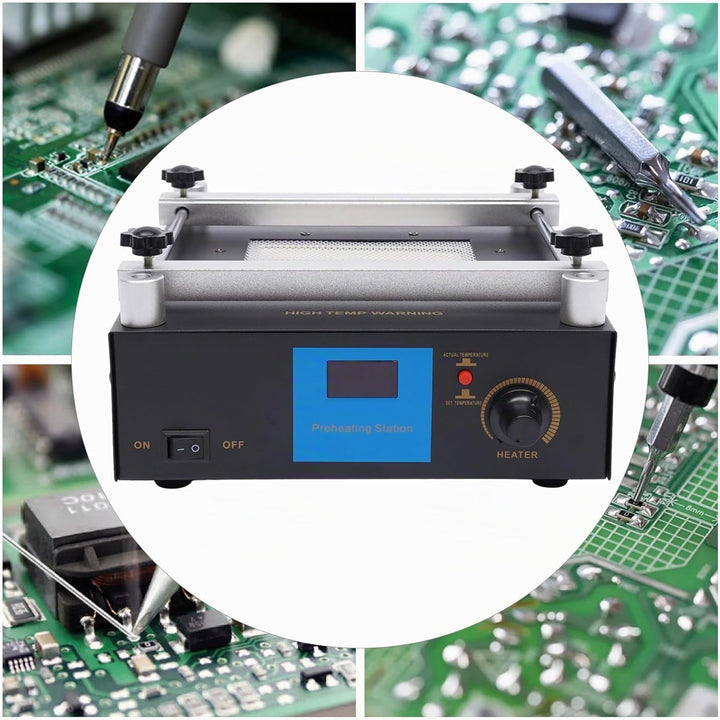 853A Preheating Station Platinen VorwäRmen LöTstation PCD Preheater BGA SMD Infrarot Rework Elektron