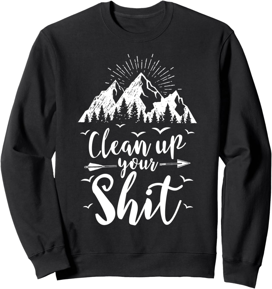 Lustiger umweltfreundlicher Reiniger für Waldwirtschaft. Sweatshirt