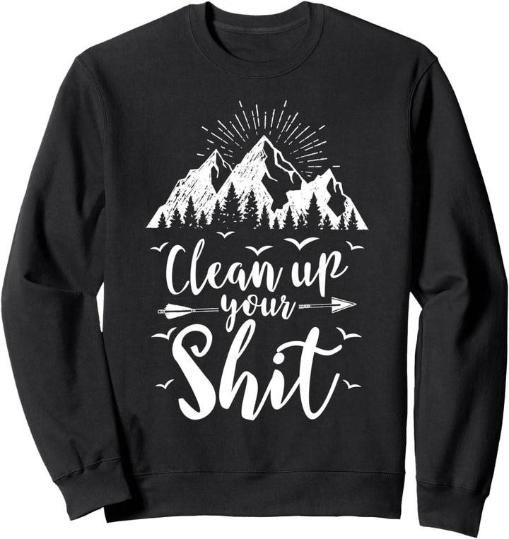 Lustiger umweltfreundlicher Reiniger für Waldwirtschaft. Sweatshirt