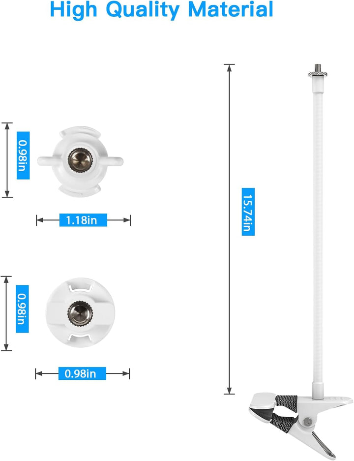 HOLACA Babyphone-Halterung für HelloBaby HB40/ HB65/ HB66/ HB6339/ HB6336/ HB6351/ HB6550 & Blemil B