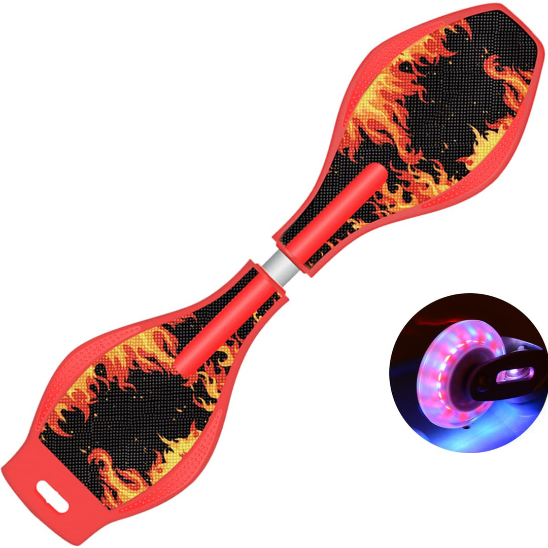 ERNAN Waveboard- Compact Lightweight Caster Board Kids/Teens. Waveboard Kinder Street Surfen Caster