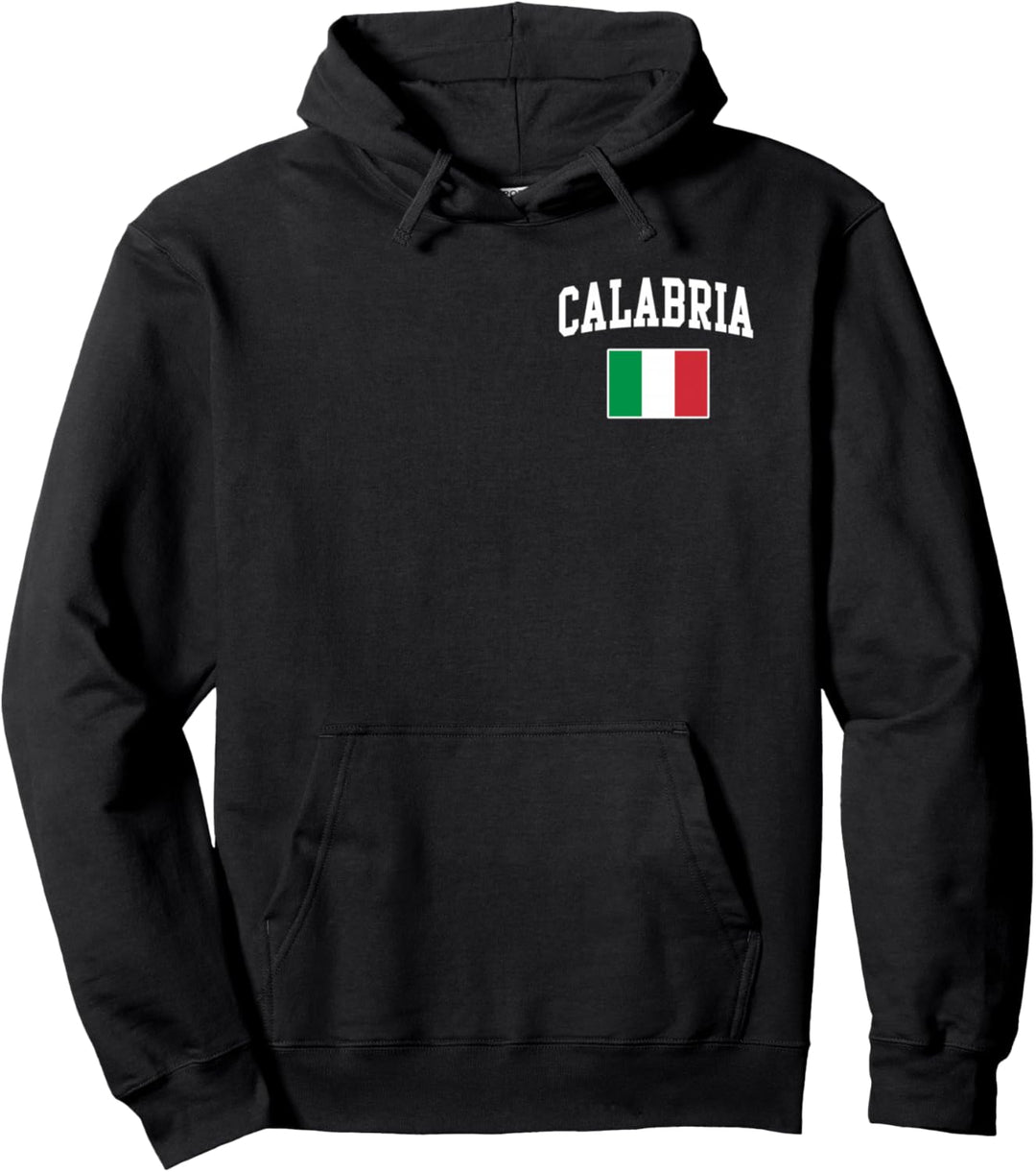 Italienische Flagge Kalabrien Italien Italien Pullover Hoodie