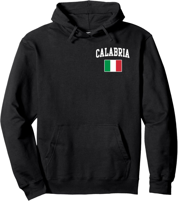 Italienische Flagge Kalabrien Italien Italien Pullover Hoodie