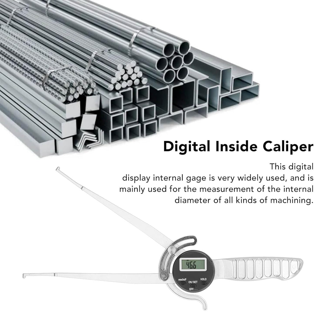 Digitaler Innenmessschieber, 12,7 Bis 216 Mm, Hochgenauer Innenmessschieber, Grosses LCD-Digitaldisp