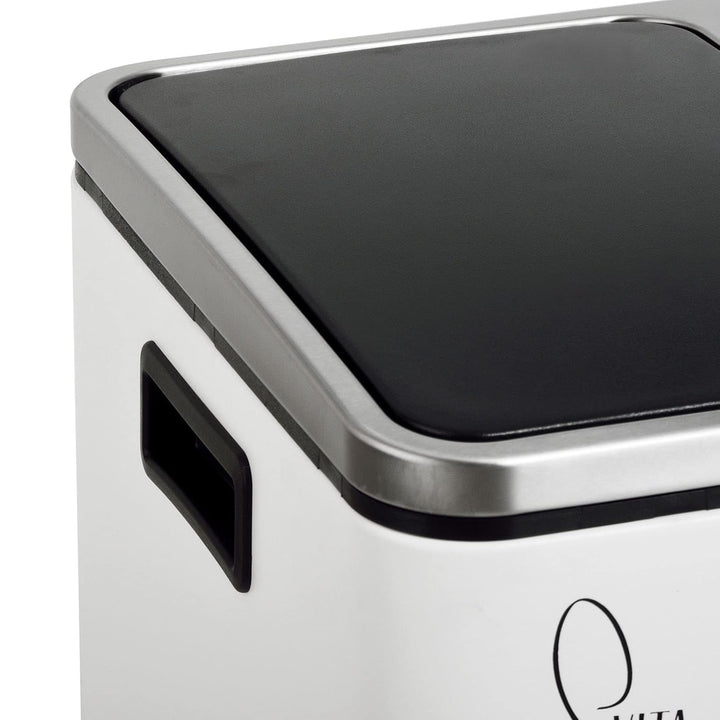 SVITA TM3X18 Treteimer 54 Liter Abfalleimer Mülleimer Design Mülltrennung Papierkorb Küchen-Ordnung