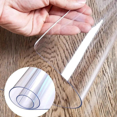Mayda Tischfolie transparent 1.8 mm- Glasklar Folie Tischschutz - versch. Grössen, Individuell Zusch