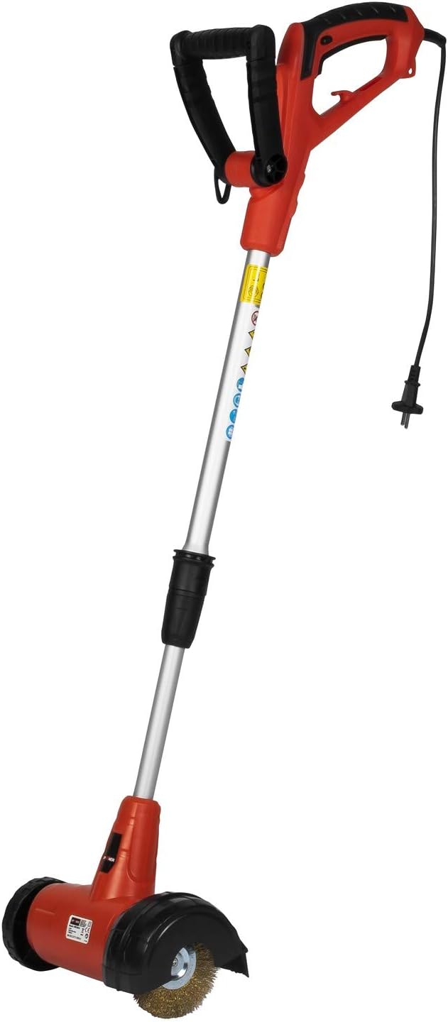 Grafner elektrische Fugenbürste mit kraftvollen 400 Watt und 1800 U/min, ergonomischer Teleskop-Hand