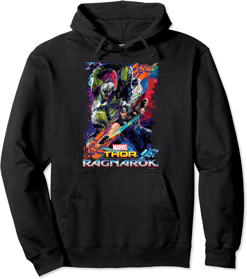 Marvel Thor: Ragnarok Distressed Poster Pullover Hoodie
