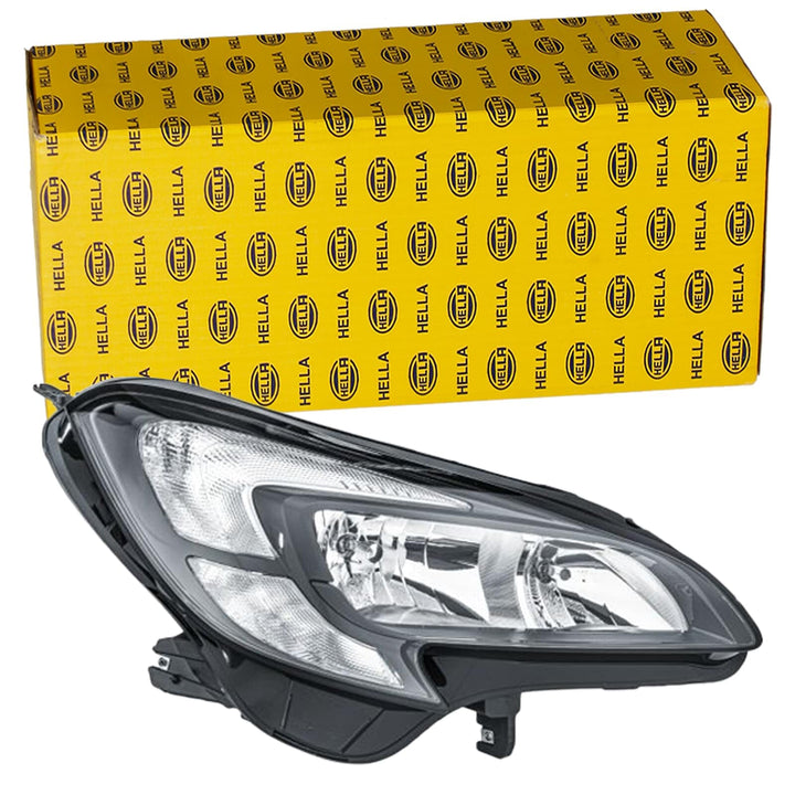 HELLA 1EF 011 830-021 FF/Halogen-Hauptscheinwerfer - rechts - für u.a. Opel Corsa E (X15) Rechts (Be