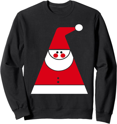 Schöne Ferien! Weihnachtsmann-Cartoon Sweatshirt