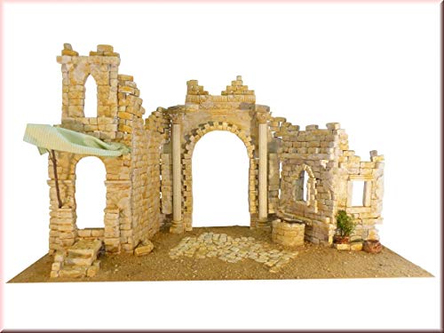 menta-modellbau Krippenbausatz Palmyra Krippenbau Orientalische Weihnachtskrippe Krippenstall Krippe