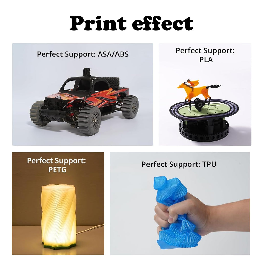 HzdaDeve Gehärtete Düse Hotend für Kobra S1 Combo 0.4MM Edelstahl Druckkopf Extruder Kit Hot End Hei