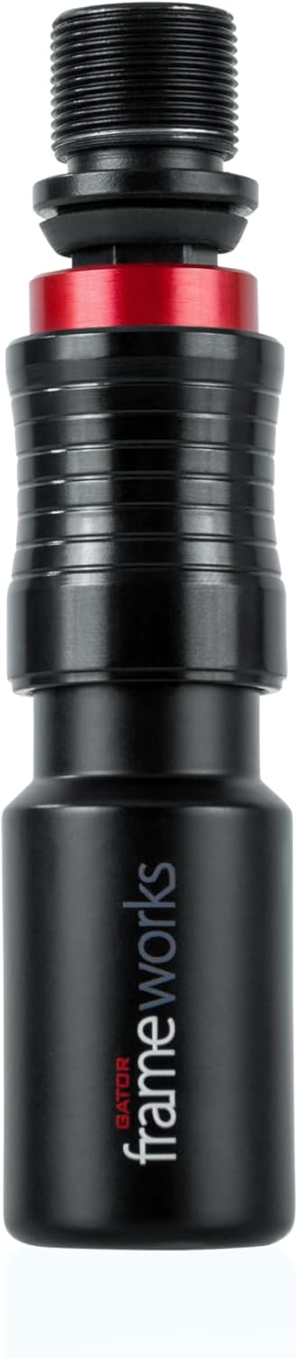 Gator Frameworks Mikrofon-Clip mit Schnellentriegelungsständer (GFW-MIC-QRTOP), Schwarz Schnellspann