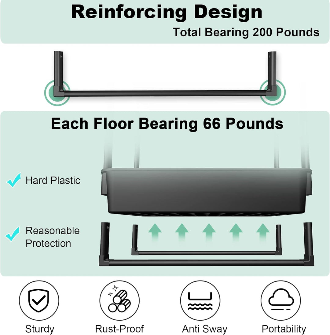 3-Tier Utility Rollwagen, Mobile Utility Aufbewahrungswagen mit DIY Dual Pegboards, Aufbewahrungsreg
