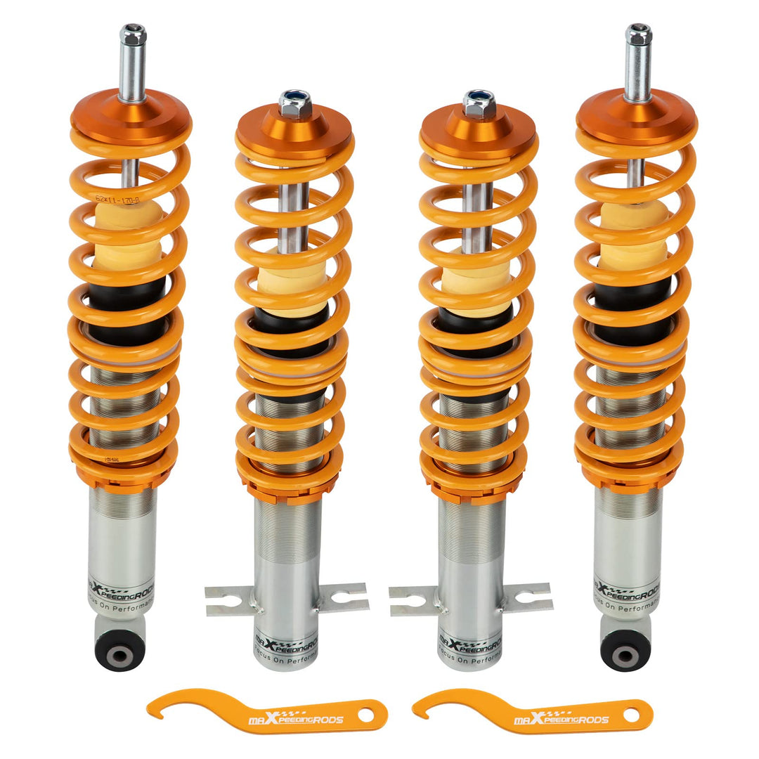maXpeedingrods Gewindefahrwerk für GOLF 1 für JETTA 1 SCIROCCO 1 & 2 Fahrwerk Stossdämpfer für Golf