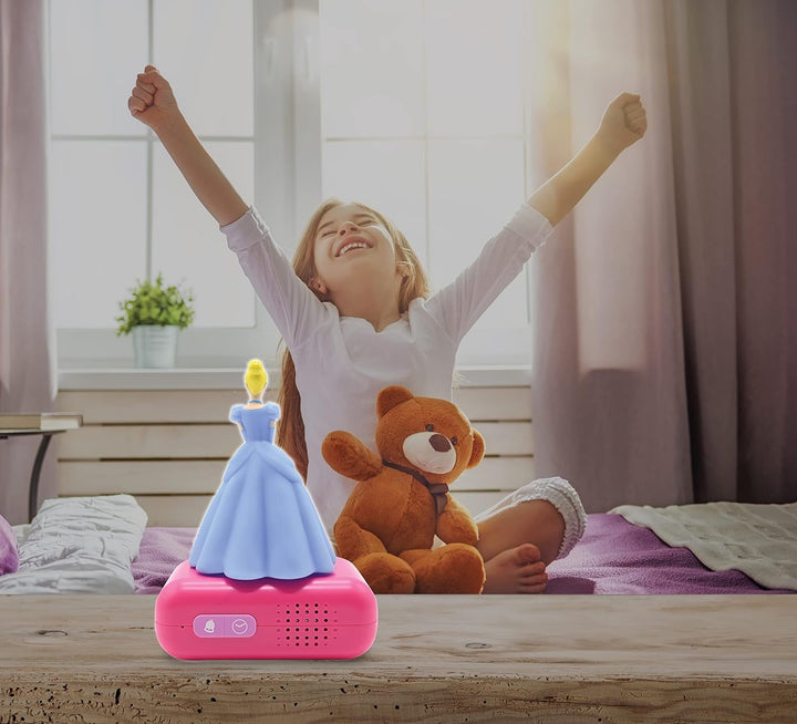 Lexibook Lexibook Disney Cinderella Kinderwecker Mit 3D Figur - Digitale Uhr Mit LCD Anzeige, Alarm-