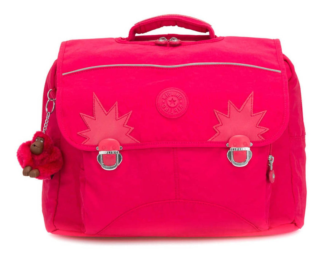 Kipling INIKO Schultasche mit Gepolsterten Schulterriemen True Pink, True Pink