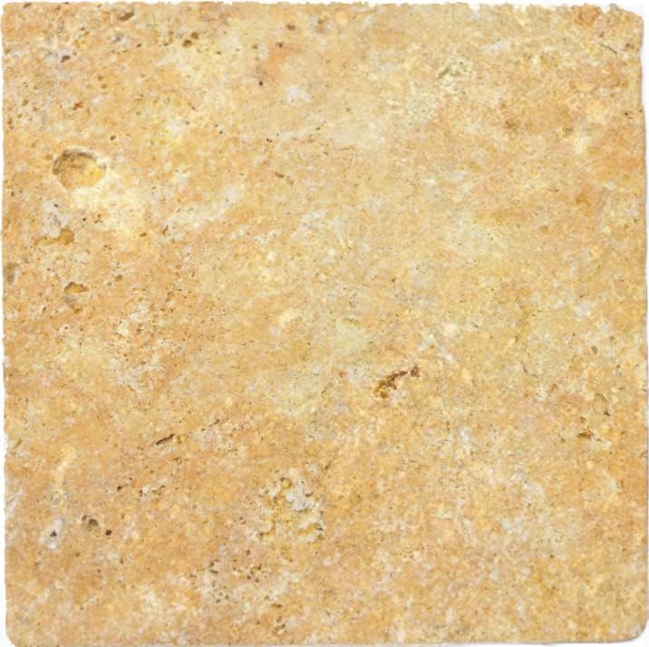 Fliese Travertin Naturstein gelb Fliese Gold Antique Travertin für BODEN WAND BAD WC DUSCHE KÜCHE FL