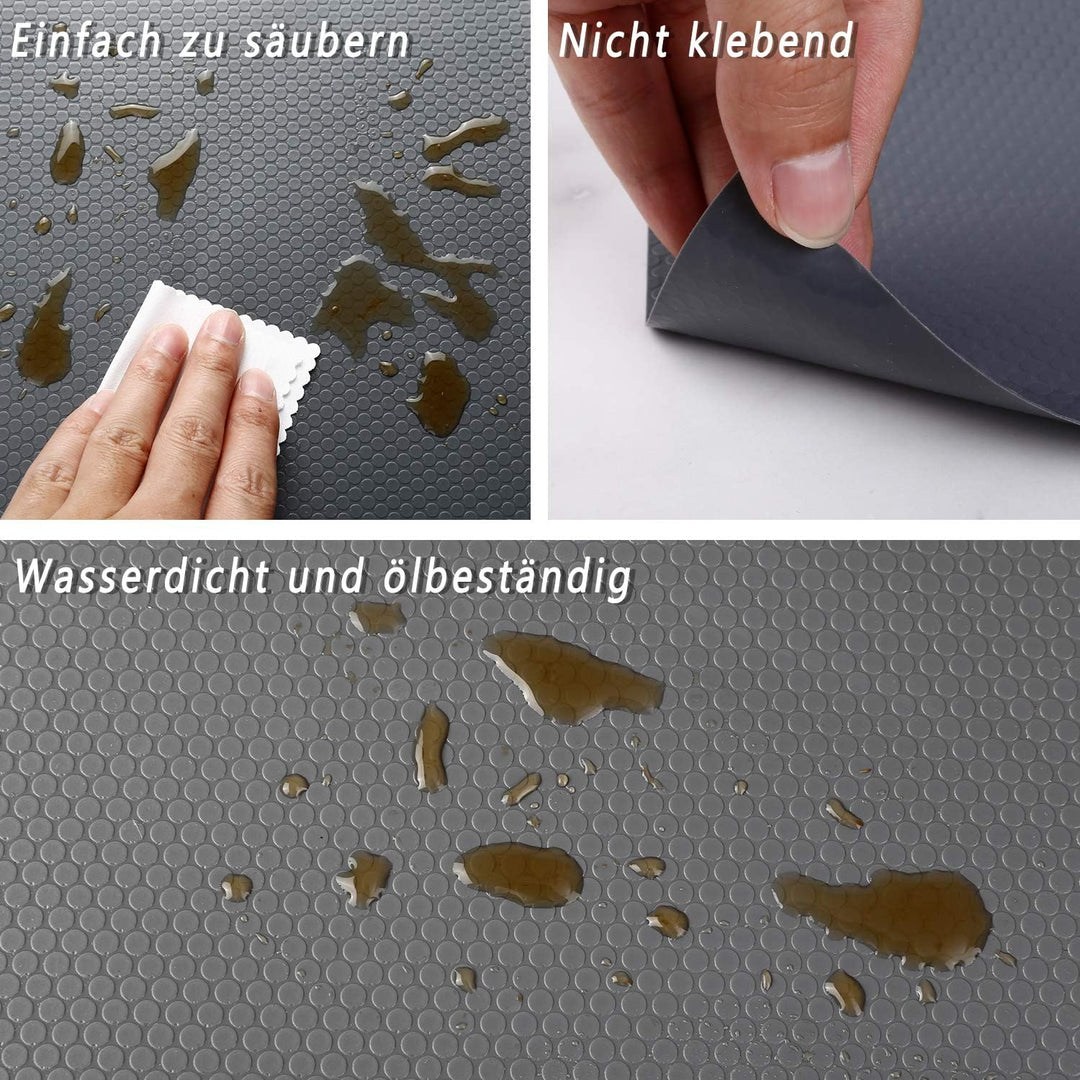 Shelf Liner Küchenschubladenmatten nicht klebende EVA-Material-Kühlschrankauskleidungen mit wasserdi