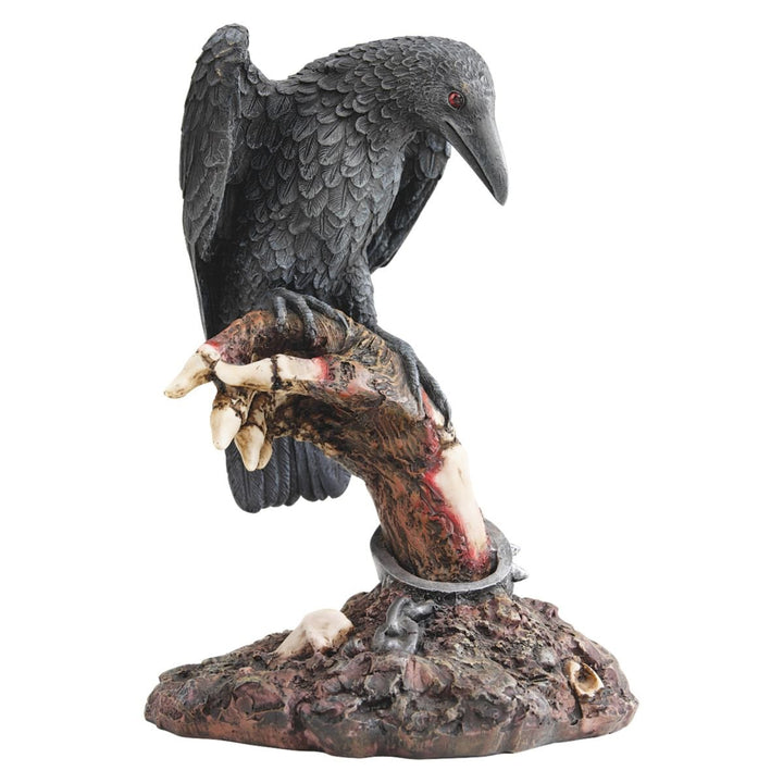 Design Toscano Des Raben Stange, Zombie-Statue Zombie-Hand, Zombie-Hand