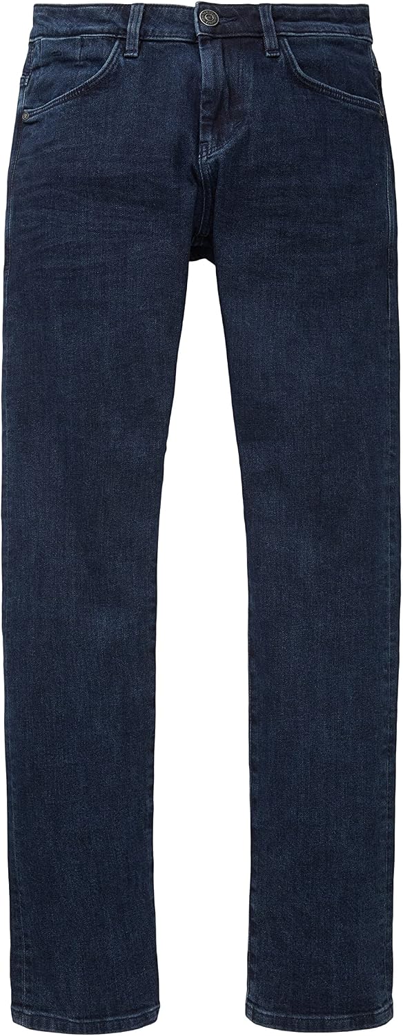 TOM TAILOR Herren Troy Slim Fit Jeans 29W / 30L 10114 - Clean Dark Stone Blue Denim, 29W / 30L 10114