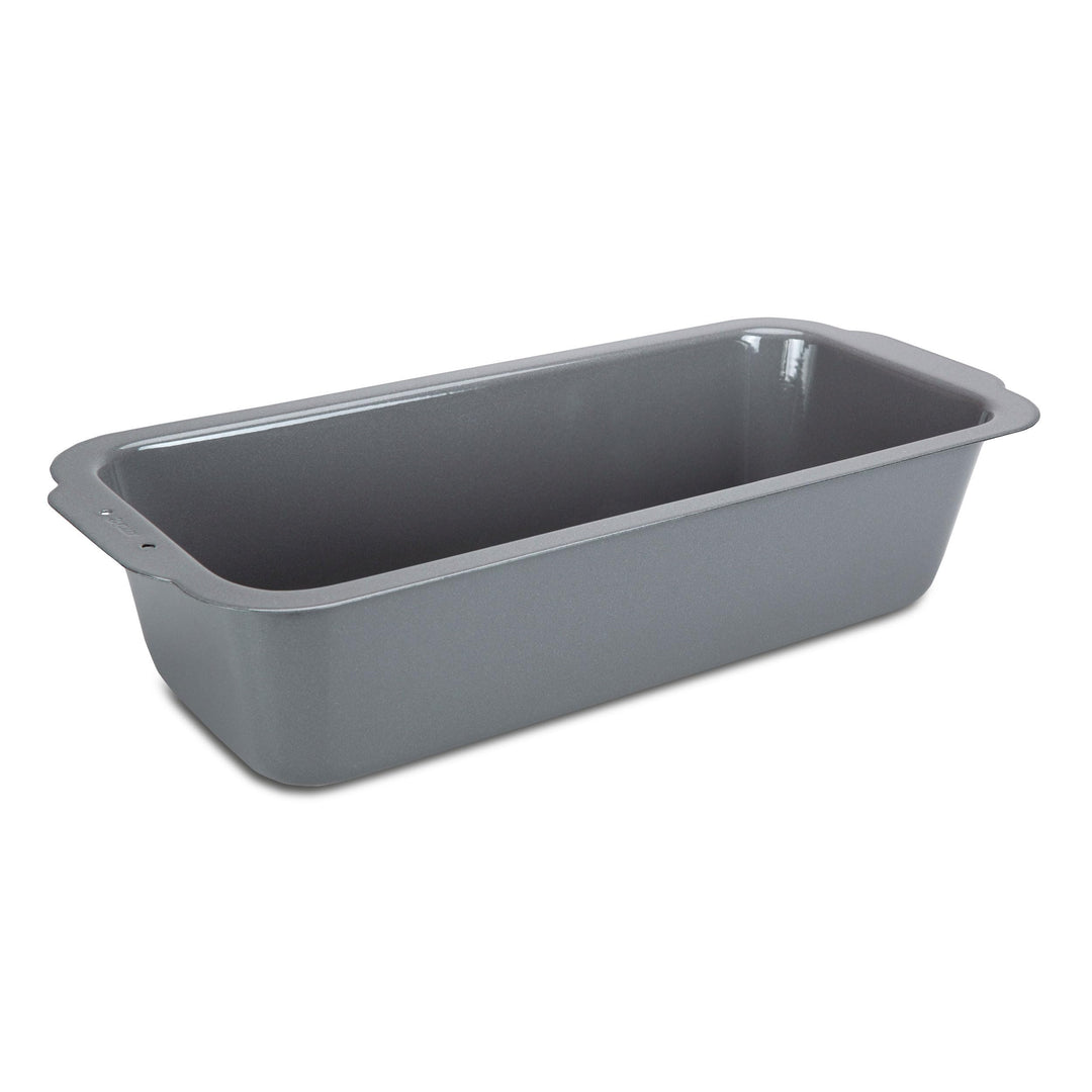 Städter we love baking silberne Brot-Back-Kastenform 35 x 14,5 - Höhe 8,5cm - aus Metall emailliert