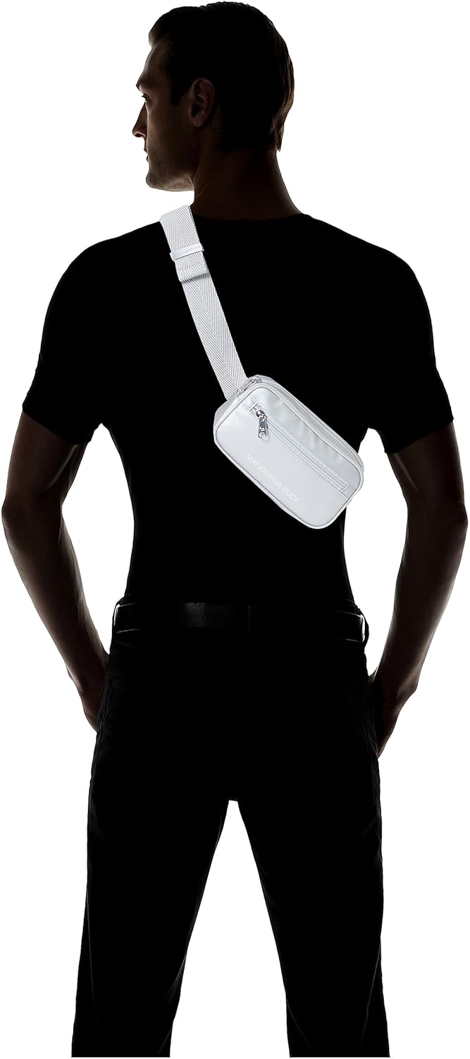 Mandarina Duck Damen Utility Bum Bag GÜRTELTASCHE, Silver