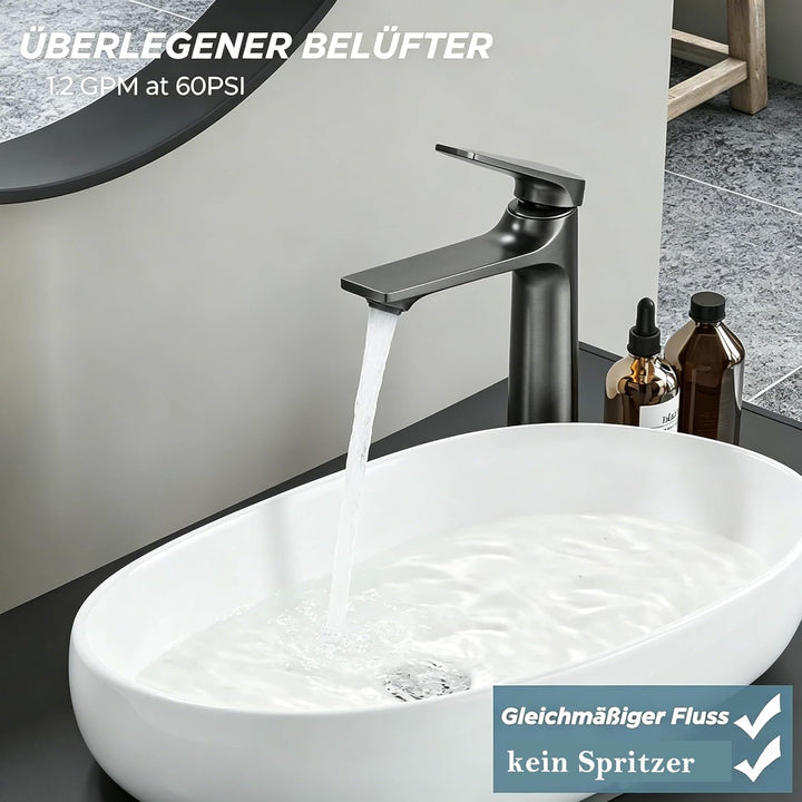 Waschtischarmatur, Wasserhahn Bad, Waschbecken Badarmatur, Einhand Mischbatterie modern – Armatur Ba