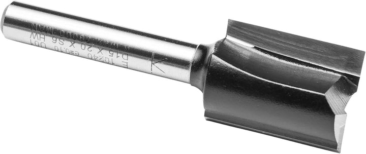ENT 10240 Nutfräser HW, Schaft (S) 6 mm, Durchmesser (D) 15 mm, NL 20 mm, SL 32 mm, GL 52 mm D=15 /