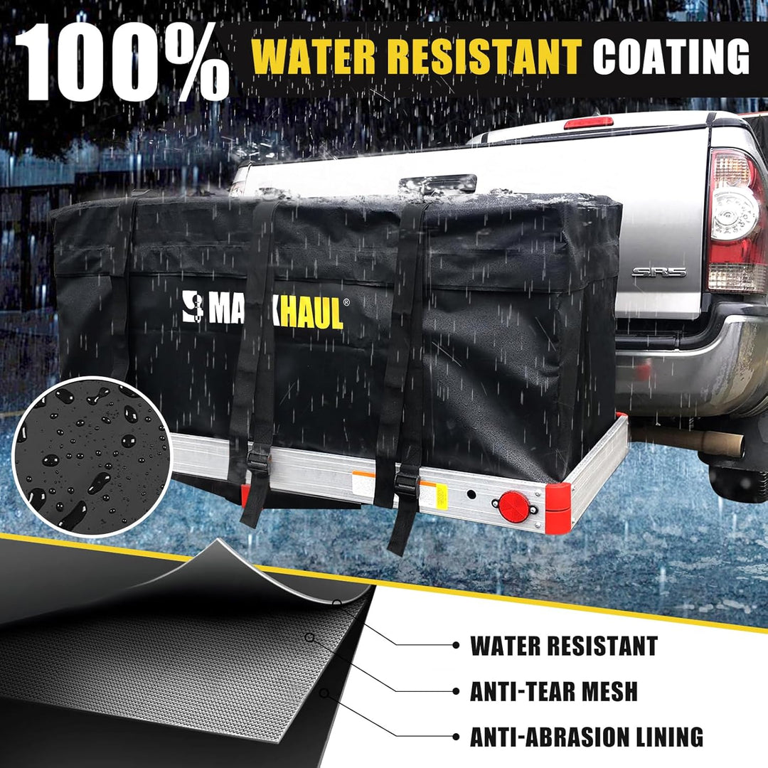 MAXXHAUL 70209 Softshell-Gepäckträger für Anhängerkupplung, strapazierfähig und wasserabweisend, 119