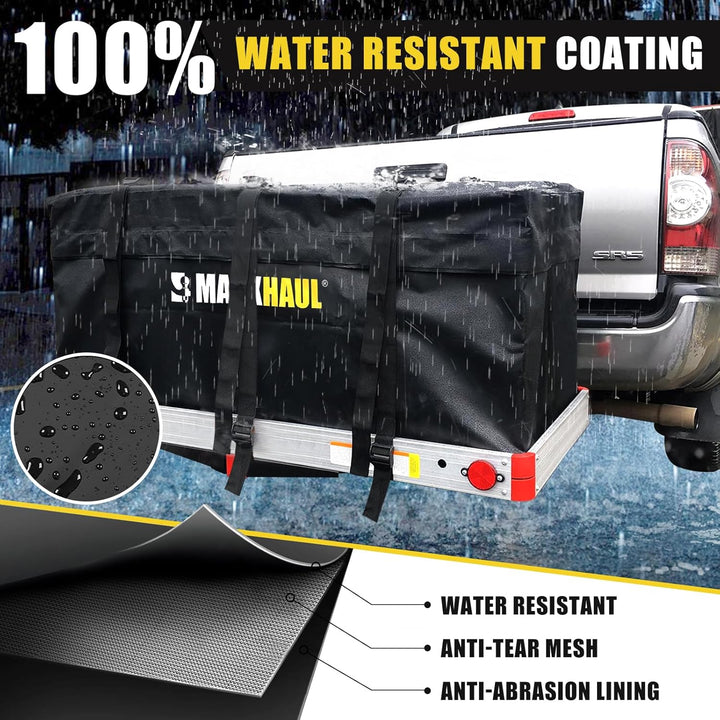 MAXXHAUL 70209 Softshell-Gepäckträger für Anhängerkupplung, strapazierfähig und wasserabweisend, 119