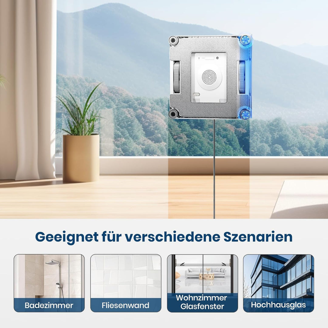 10 Stück Reinigungstuch für ECOVACS WINBOT W2S, W2S Omni Fensterputzroboter Zubehör, Waschbare Mikro
