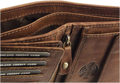 Greenland Nature Soft & Safe Geldbörse RFID Leder 9,5 cm