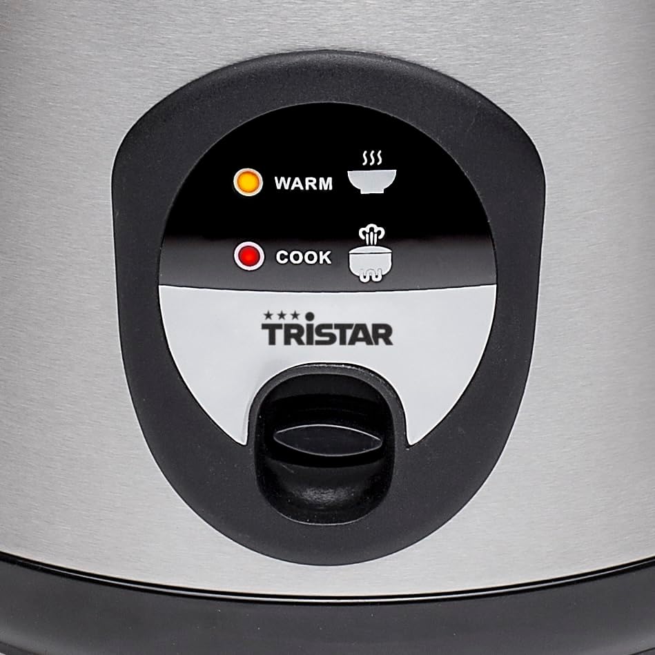 Tristar RK-6129 Reiskocher, 2,2L, Reis für bis zu 15 Personen ohne Anbrennen, Mit Warmhaltefunktion,