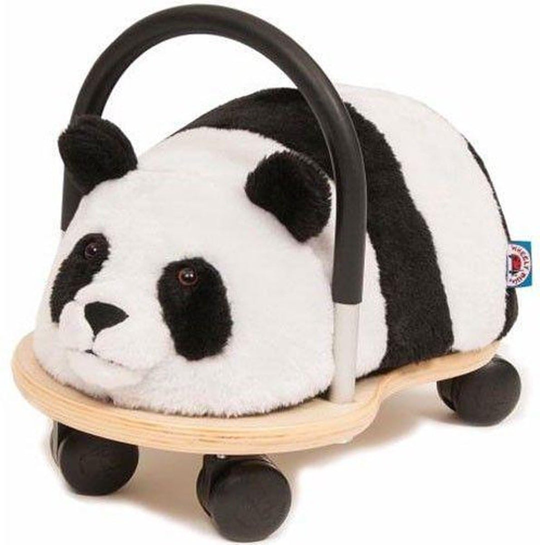 Wheely Bug 4260223371189 51100P Panda, NEUHEIT Kleiner Holzpanda mit strapazierfähigem Bezug auf Rol