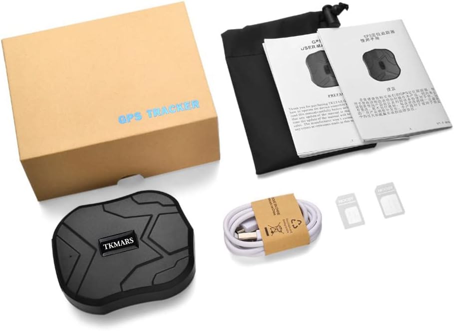 TKMARS TK905 Auto 4G GPS-Tracker, 5000mAh-Akku, funktioniert über SMS/APP/Webplattform ohne ABO, Ver