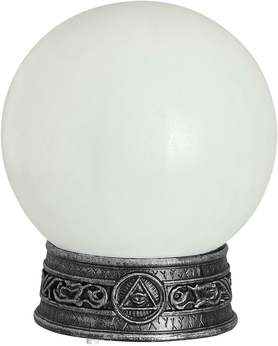 W WIDMANN MILANO Party Fashion 07102 - Magische Kristallkugel, mit Licht und Sound, 20 cm, Dekoratio