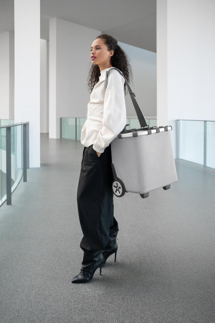 reisenthel Damen Einkaufstasche carrycruiser One Size Herringbone Grey Einheitsgrösse, Herringbone G