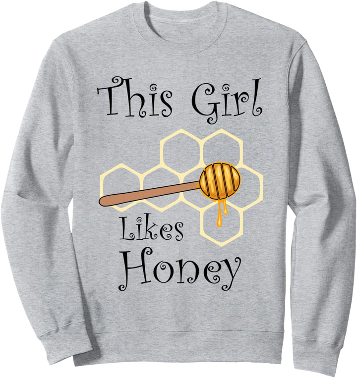 Mädchen mag Honig Natur Wildtiere Bienen Imkerei Sweatshirt