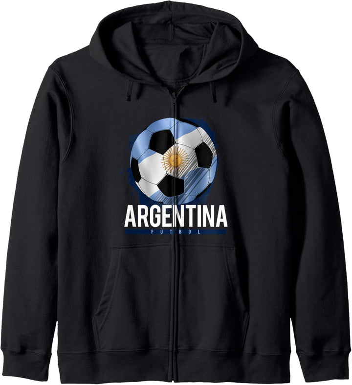 Trendy Argentina Futbol Poster Kapuzenjacke