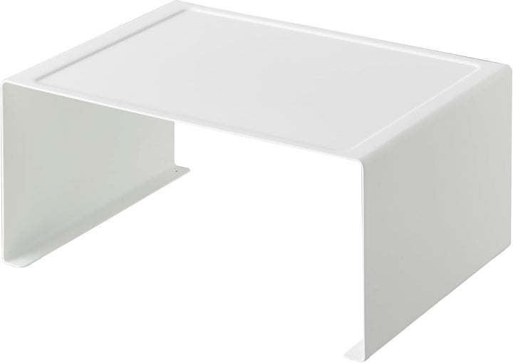 Yamazaki 3791 TOWER Stapelbares Küchenregal, weiss, Stahl, Minimalistisches Design, Weiss
