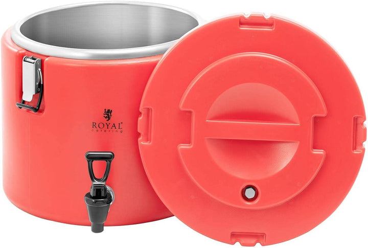 Royal Catering RC_TT_3 Thermobehälter 15 L Ablasshahn Warmhaltebehälter Thermobehälter für Essen Wär