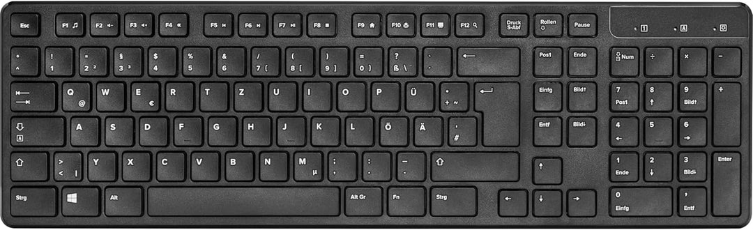 Speedlink SIGNIUM Deskset - USB Wireless Tastatur Maus Set Kabellos Deutsch QWERTZ Layout, Batterieb