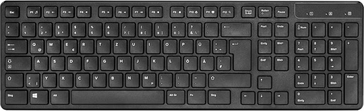 Speedlink SIGNIUM Deskset - USB Wireless Tastatur Maus Set Kabellos Deutsch QWERTZ Layout, Batterieb