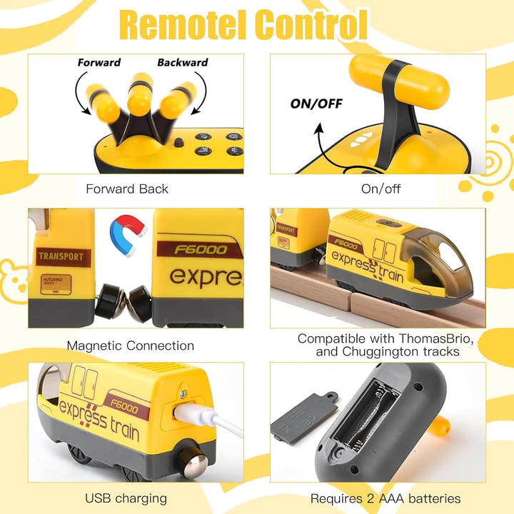 Eisenbahn Kinder Elektrisch, Zug Spielzeug mit Soundeffekten, Eisenbahn Elektrische Lok, Geschenk Sp