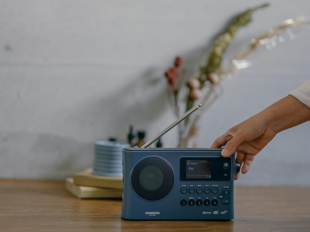 Sangean WFR-28 BT Dark Blue Internetradio mit Dab+ - WLAN - USB - DRM - Bluetooth
