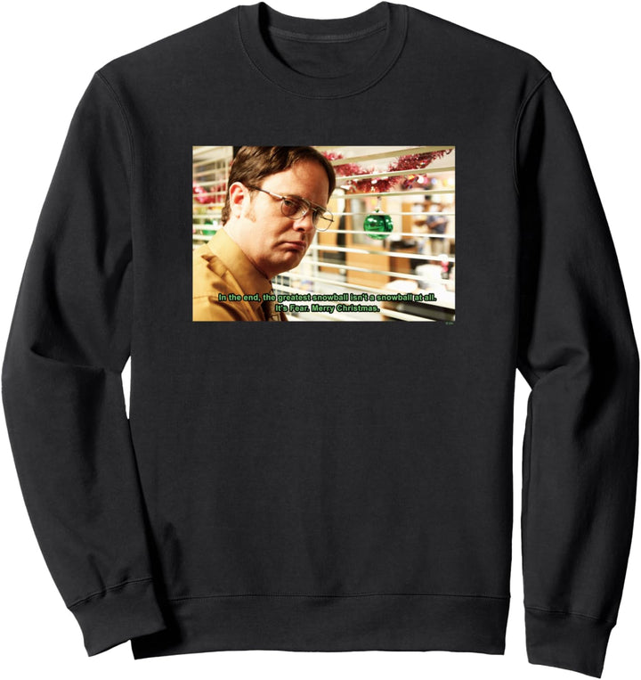 The Office Dwight Schneeball Zitat Sweatshirt