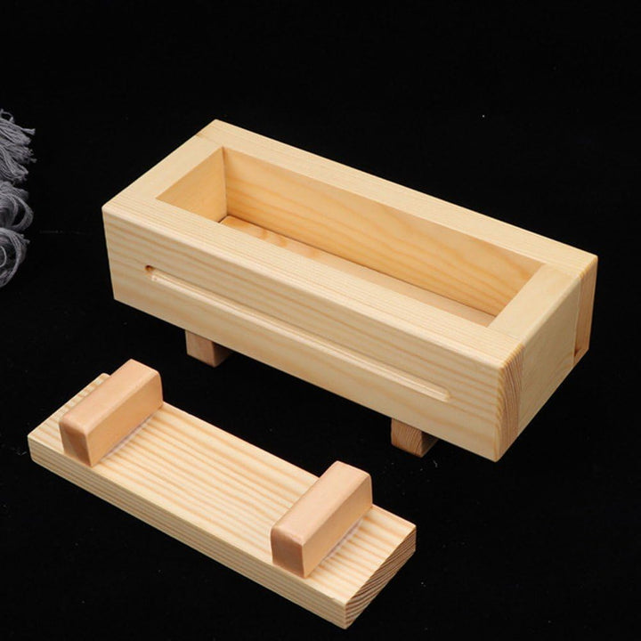 Sushi-pressformbox Aus Bambusholz, Traditioneller Oshizushi-Maker Für Reisrollen, DIY-Sushi-Set Für